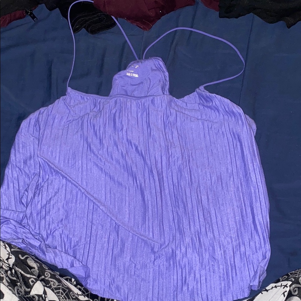 Women's Purple Halter Top